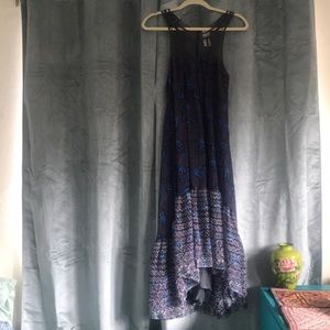 Free People Maxi Dress Blue Purple Size 4